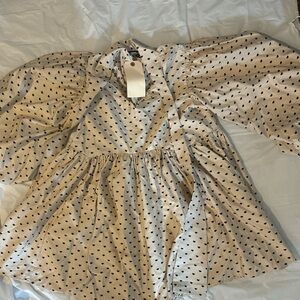 Sister Jane black-and-white heart dress